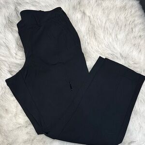 Athleta Black Straight-Leg athletic chino